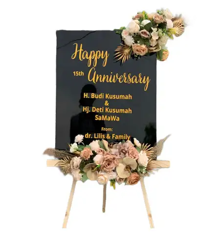 Papan Bunga Akrilik batang hari