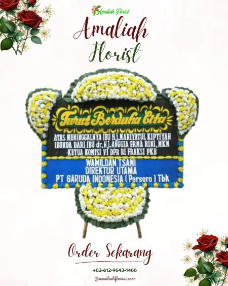 Papan Bunga Duka batang hari